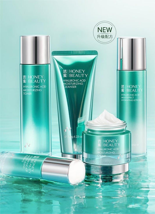 Honey - Beauty Coffret Hydratant Multi-Effet A L'acide Hyaluronique "Hyaluronic Acid Deep Hydrating Moiturizing Set"( Light) - Zeesea - Ethni Beauty Market