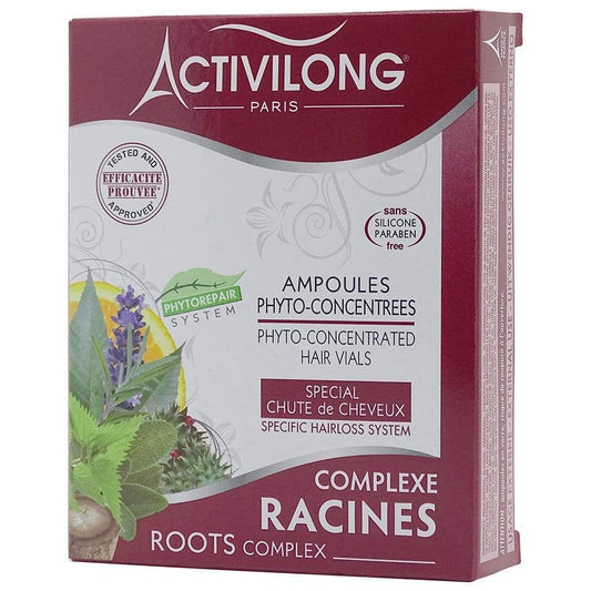 Activilong - Roots Complex - Ampoules phyto-concentrées "chute de cheveux" - 40ml - Activilong - Ethni Beauty Market