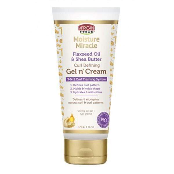 African Pride - Gel n'Cream huile de Lin & Beurre de karité - 170g - African Pride - Ethni Beauty Market