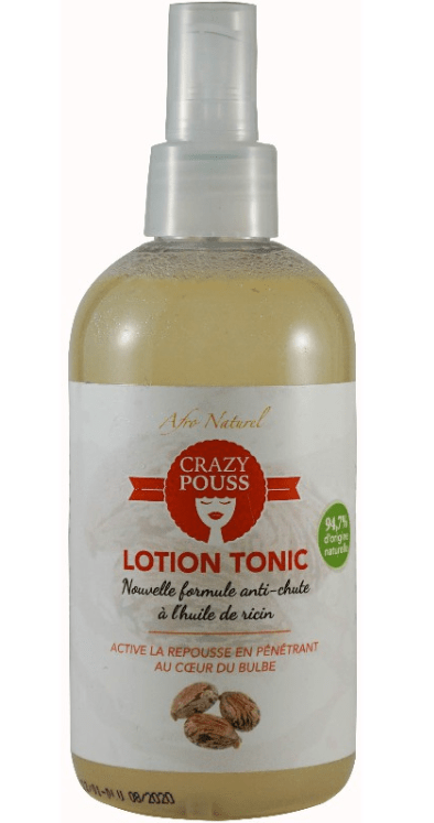 Afro Naturel - Crazy pouss Lotion Tonic anti-chute à l'huile ricin - 200ml - Afro Naturel - Ethni Beauty Market