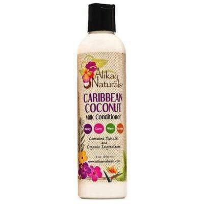 Alikay Naturals - Après Shampoing au Lait de Coco "Caribbean coconut" - 236ml - Alikay Naturals - Ethni Beauty Market