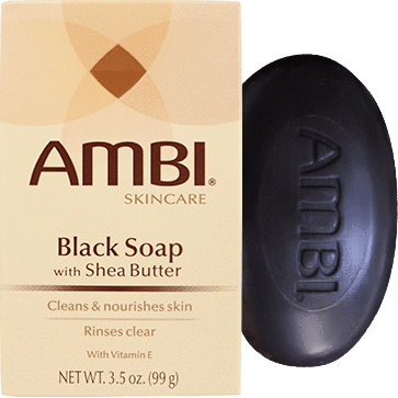 Ambi - Savon Noir nourrisant et nettoyant Shea Butter - 99g - Ambi - Ethni Beauty Market