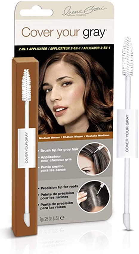 Cover Your Gray - Mascara correcteur de racine "2-in-1 applicator" - 7g - Cover Your Gray - Ethni Beauty Market