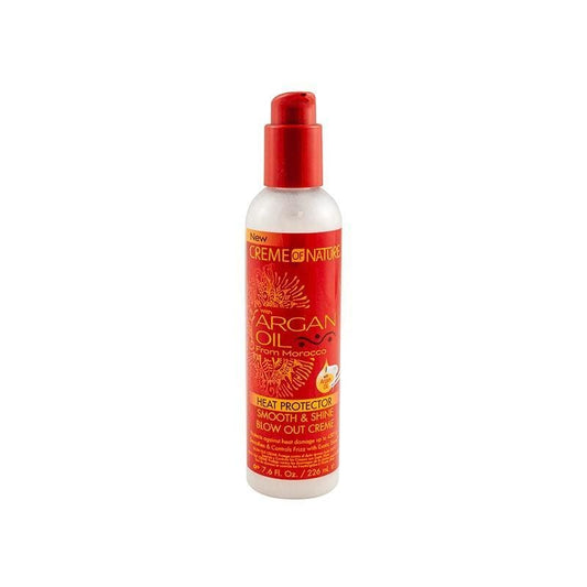 Creme Of Nature - Argan Oil - Crème protectrice thermique « blow out » - 226ml - Creme Of Nature - Ethni Beauty Market