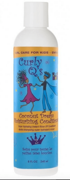 Curly Q's - Après-shampoing hydratant doux pour enfants (Curly Q's Coconut Dream Moisturizing Conditioner CURLS) - 236 ML - Curly Q's - Ethni Beauty Market