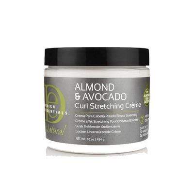 Design Essentials - Crème Effet Stretching Pour Cheveux Boucles - Natural Curl Stretching Cream Almond & Avocado -454G - Design Essentials - Ethni Beauty Market