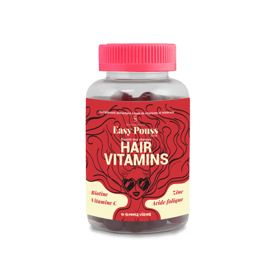 Easy Pouss - Vitamines pour les cheveux - Hair Vitamins - 60 gummies vegan - Easy Pouss - Ethni Beauty Market