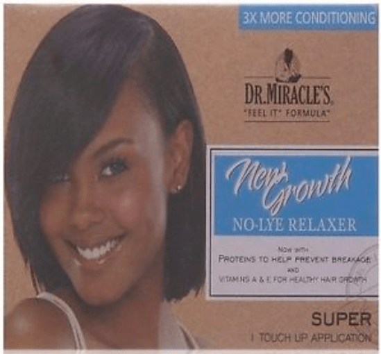 Dr. Miracle's - Kit Nouvelle croissance sans de souillure Touche relaxante (New Growth Relaxer Kit 1 App. Super) - 295g - Dr Miracle's - Ethni Beauty Market