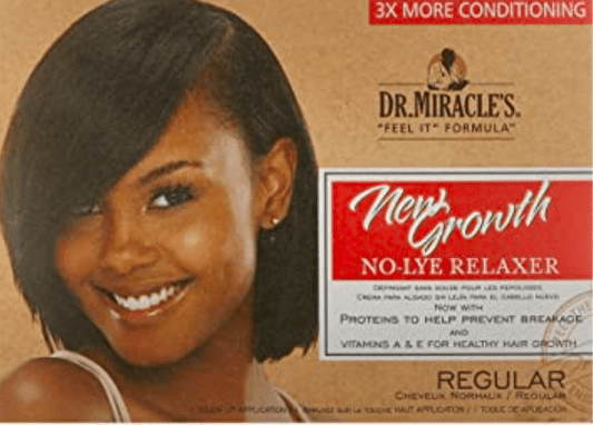 Dr. Miracle's - Kit Relaxant Régulier Nouvelle Croissance (New Growth Regular Relaxer Kit) - 295g - Dr Miracle's - Ethni Beauty Market