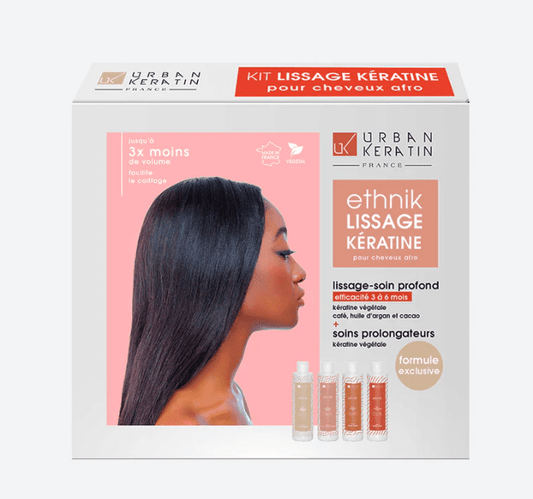 Urban Keratin - Mini kit lissage ethnik "kératine" - 400ml - Urban Keratin - Ethni Beauty Market