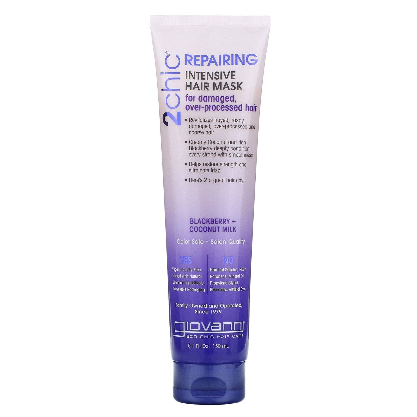 Giovanni - Masque pour cheveux réparation intense - 2chic - 150ml - Giovanni - Ethni Beauty Market