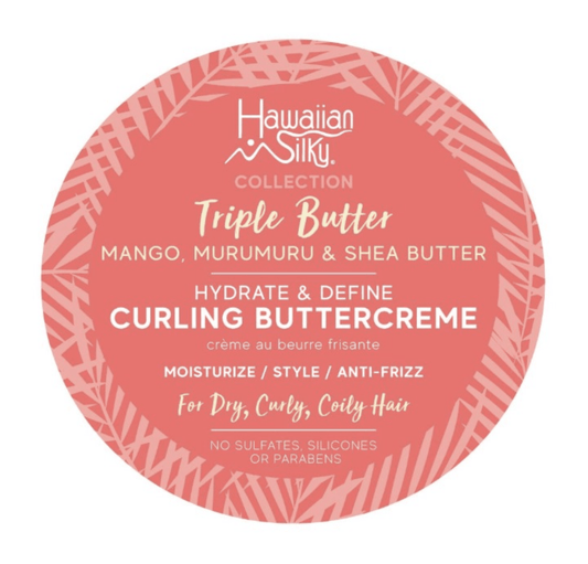 Hawaiian Silky - Triple Butter - Crème Capillaire "Hydrate & Define" - 340 g - Hawaiian Silky - Ethni Beauty Market