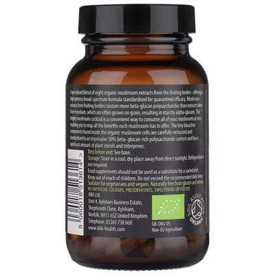 KIKI Health - Complément alimentaire - Mélange d'extraits de 8 champignons bio (60 vegicapsules) 400mg - Kiki Health - Ethni Beauty Market