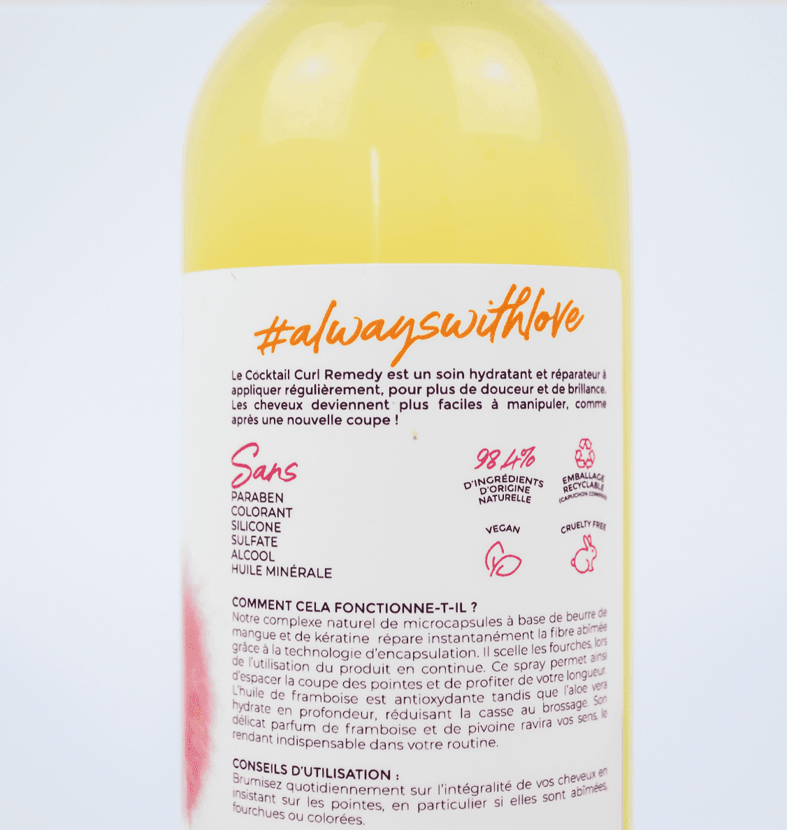 Les Secrets de Loly - Spray hydratant "Cocktail curl remedy" - 325 ml - Les Secrets de Loly - Ethni Beauty Market