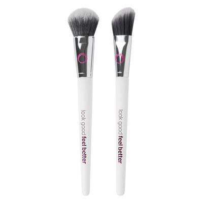 Look Good Feel Better - Ensemble de deux pinceaux à fond de teint - Look Good Feel Better - Ethni Beauty Market