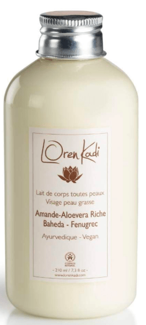 Loren Kadi - Lait hydratant ayurvedique "Amande Aloevera Riche" ( Deux contenances disponibles) - Loren Kadi - Ethni Beauty Market