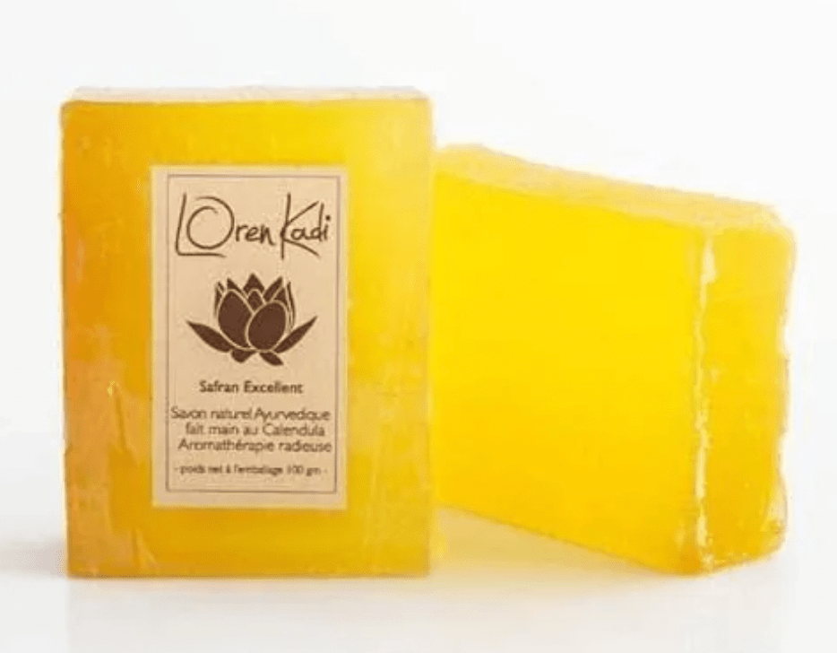 Loren Kadi - Savon ayurvédique végétal "Safran Excellent" - visage & corps (deux contenances) - Loren Kadi - Ethni Beauty Market