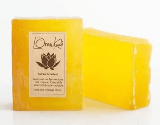 Loren Kadi - Savon ayurvédique végétal "Safran Excellent" - visage & corps (deux contenances) - Loren Kadi - Ethni Beauty Market
