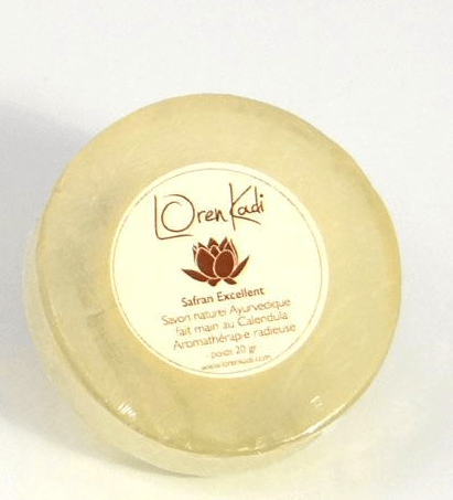 Loren Kadi - Savon ayurvédique végétal "Safran Excellent" - visage & corps (deux contenances) - Loren Kadi - Ethni Beauty Market