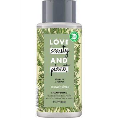 Love Beauty & Planet - Shampoing cascade détox romarin et vétivier 400ml - Love Beauty & Planet - Ethni Beauty Market