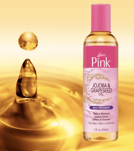 Luster's Pink - Huile capillaire "jojoba et pépins de raisin" - 59ml - Luster's - Ethni Beauty Market