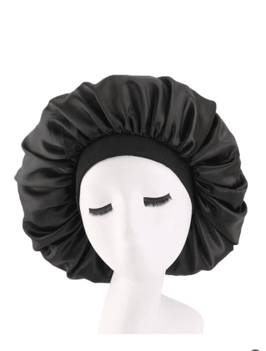 Magic Collection - Bonnet de nuit en satin "wide band" 2194BLA- 100g - Magic Collection - Ethni Beauty Market