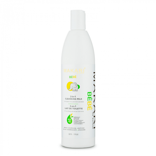 Makari Bébé-2-en-1 Lait de toilette - 1000ml (cleansing milk) - Makari - Ethni Beauty Market
