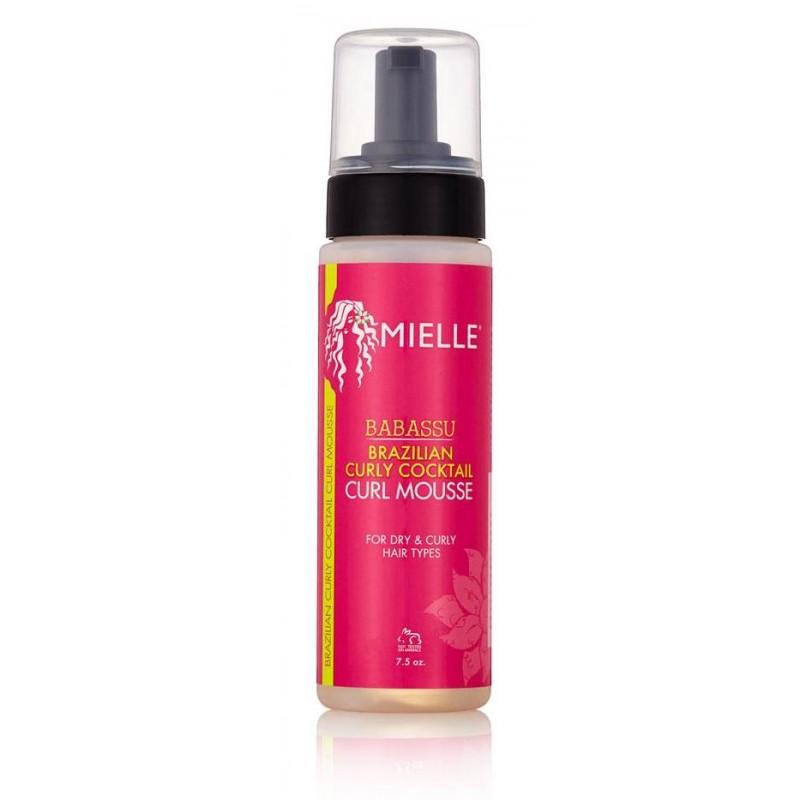 Mielle Organics - Mousse pour cheveux bouclés à l'huile de Babassu - Brazilian Curly Cocktail Mousse - 212g - Mielle Organics - Ethni Beauty Market