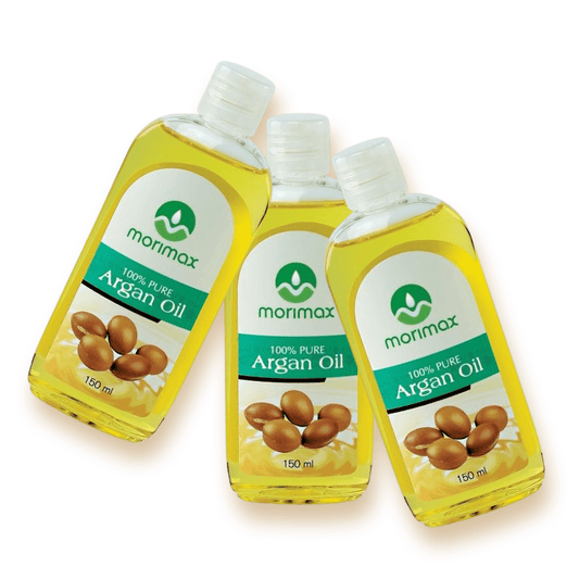 Morimax - Lot de 3 Huiles D'Argan 100% Pure 3 x 150ml - Morimax - Ethni Beauty Market