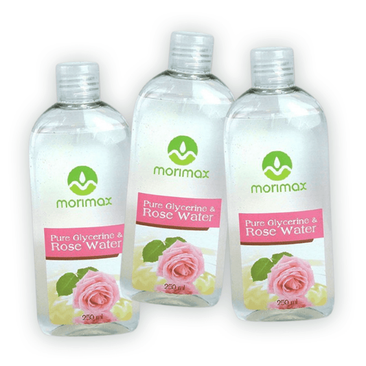 Morimax - Lot de 3 Huiles De Glycerine Et Eau De Rose 3x250ml - Morimax - Ethni Beauty Market