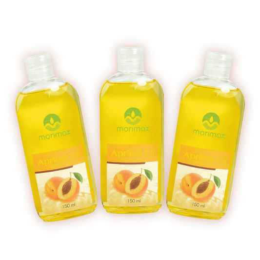 Morimax - Lot de 3 Huiles Pures D'Abricot 3 x 150ml - Morimax - Ethni Beauty Market