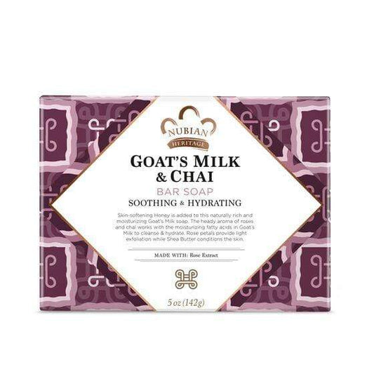 Nubian Heritage - Goat's Milk & Chai - Savon visage apaisant & hydratant - 142g - Nubian Heritage - Ethni Beauty Market