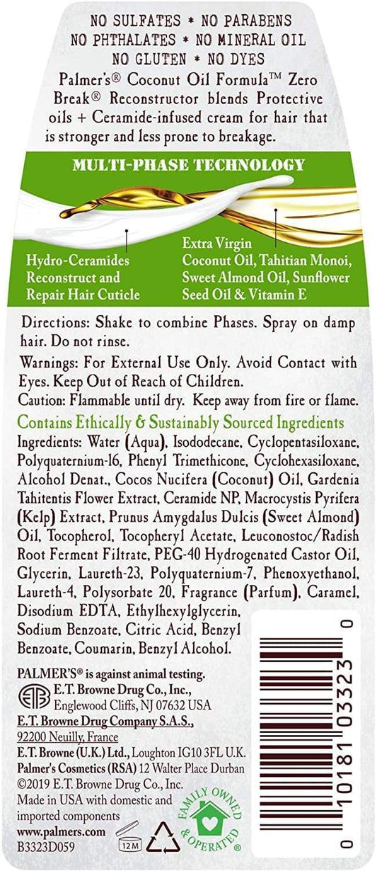 Palmer's - Coconut Oil Formula - Elixir Reconstructeur Zéro Chute - 250ml - Palmer's - Ethni Beauty Market