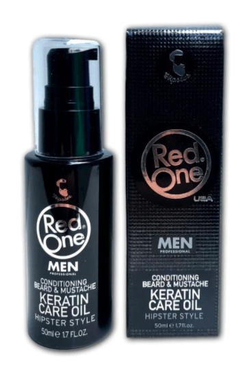 Red One - Men - Huile barbe "keratin care oil" - 50 ml - Red One - Ethni Beauty Market