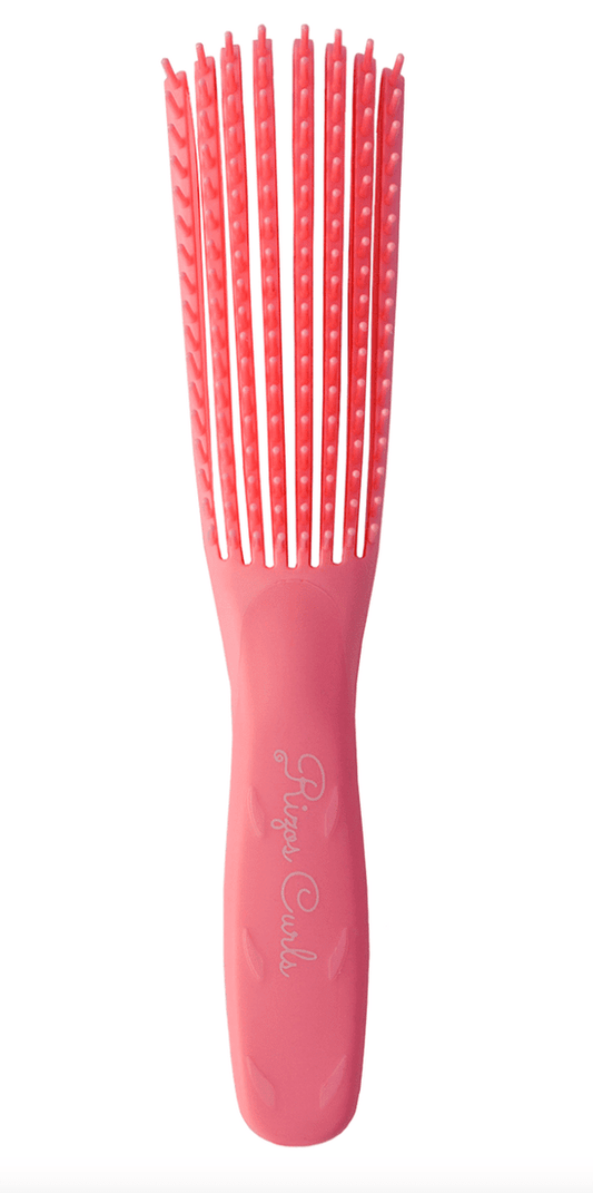 Rizos Curls - Brosse flexible démêlante "rose" - 15g - Rizos Curls - Ethni Beauty Market