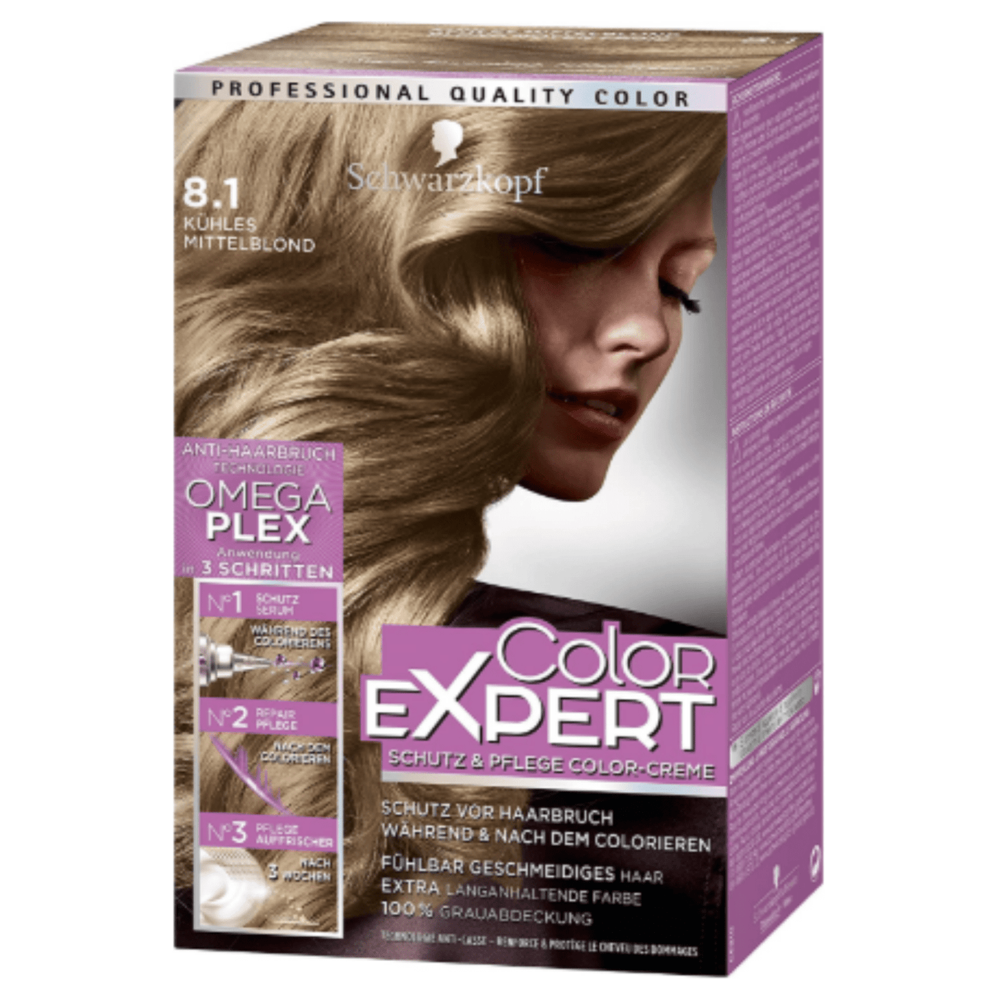 Schwarzkopf - Color Expert - Couleur de cheveux 8.1 Cool blond moyen - Schwarzkopf - Ethni Beauty Market