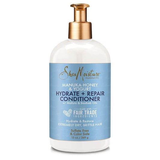 Shea Moisture - Après-shampoing revitalisant démêlant au miel de Manuka et yogourt - 369g - Shea Moisture - Ethni Beauty Market