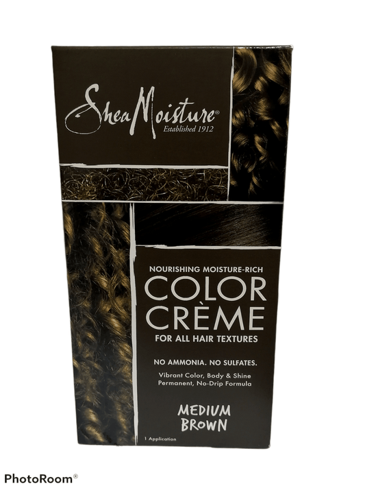 Shea Moisture - Crème De Coloration Nourrissante Hydratante - Brun Moyen - Shea Moisture - Ethni Beauty Market