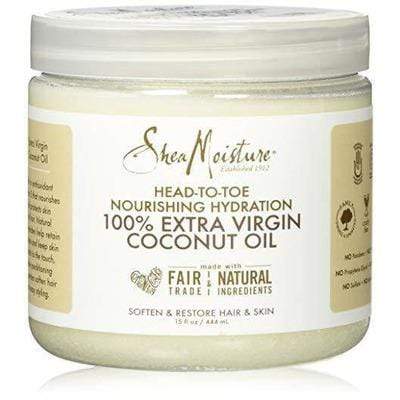 Shea Moisture - Head-To-Toe Coconut Oil Nourishing Hydration - 100% Huile De Coco Vierge - plusieurs contenances - Shea Moisture - Ethni Beauty Market