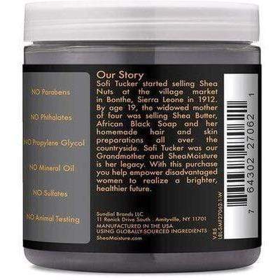 Shea Moisture - Masque clarifiant au savon noir 170g - Shea Moisture - Ethni Beauty Market