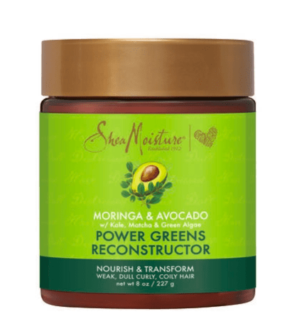 Shea Moisture - Masque reconstructeur au Moringa et à l'Avocat - Power Greens Reconstructor - 227g - Shea Moisture - Ethni Beauty Market