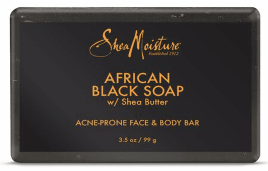 Shea Moisture - Lot de 12 African Black Soap - Savon noir africain anti-acné (12x99g) - Shea Moisture - Ethni Beauty Market