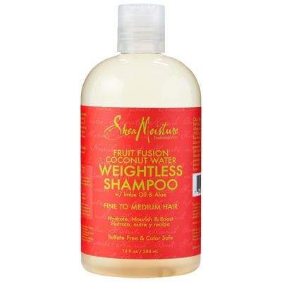 Shea Moisture - "Fruit Fusion" Shampoing Pour Cheveux Fins À L'Eau De Noix De Coco 384ml - Shea Moisture - Ethni Beauty Market