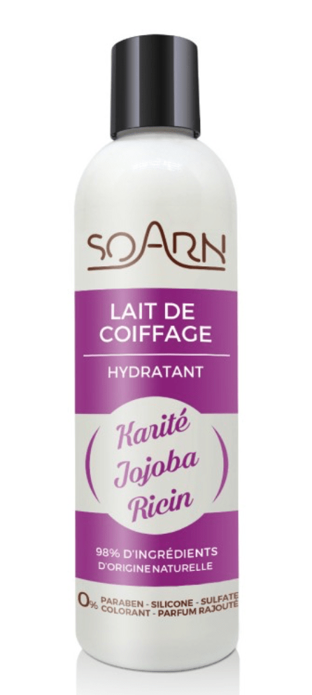 Soarn - Karité & Jojoba & Ricin - Lait de coiffage hydratant - 250ml - Soarn - Ethni Beauty Market