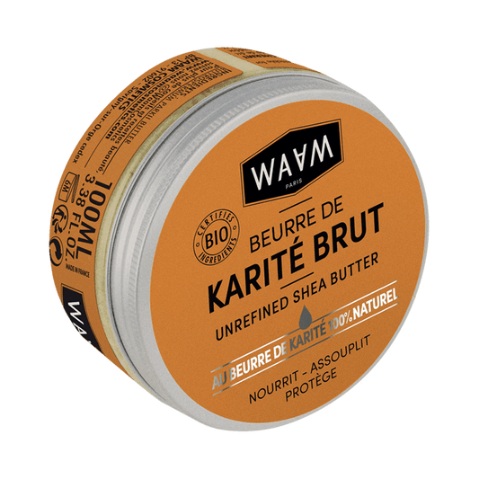 WAAM - Beurre de Karité Brut "Unrefined Shea Butter" - 100ml - WAAM - Ethni Beauty Market