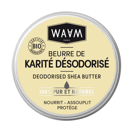 WAAM - Beurre de Karité désodorisé "Deodorised Shea Butter" - 100ml - WAAM - Ethni Beauty Market