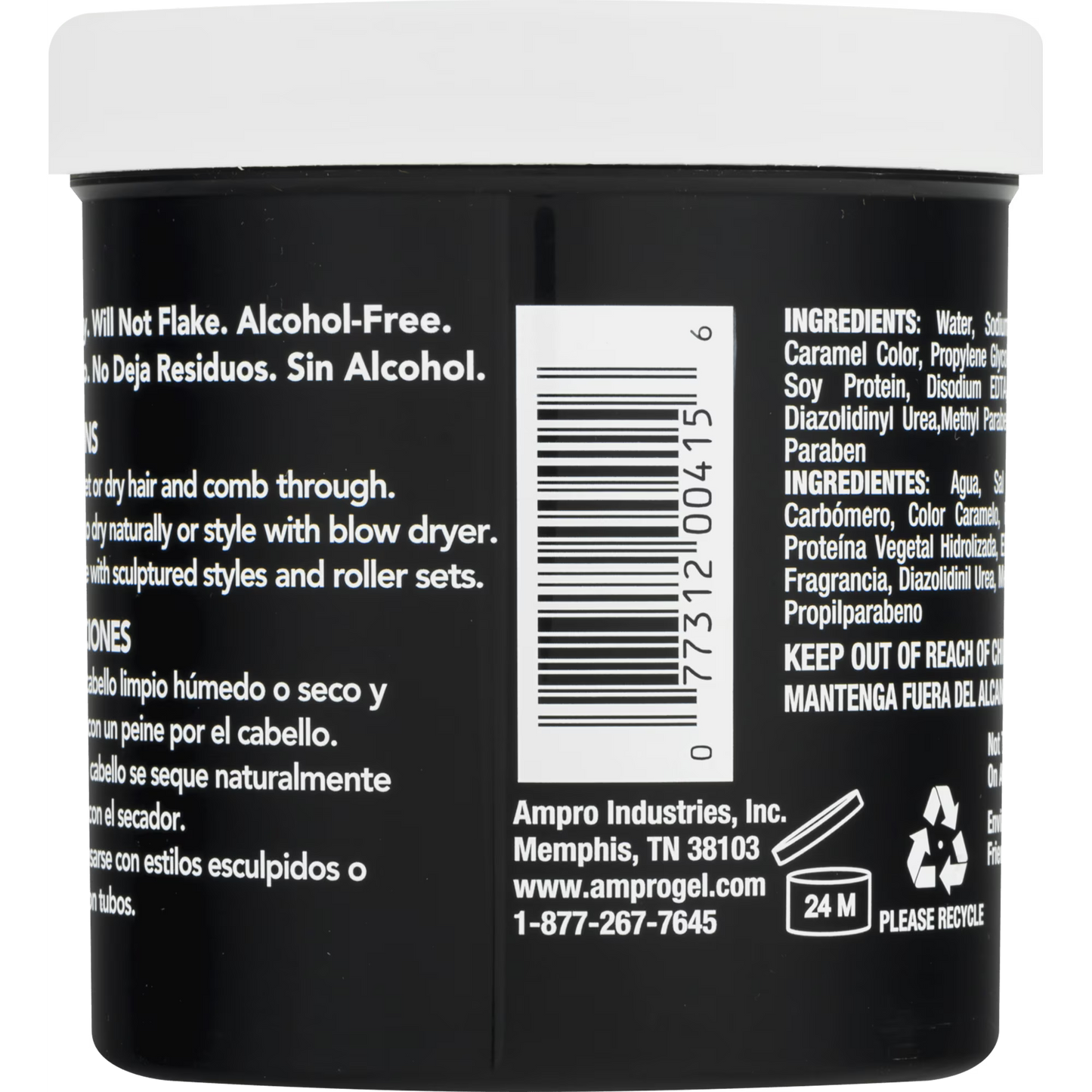Ampro Pro Styl Protein Styling Gel, 15 oz, Moisturizing