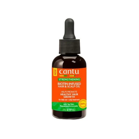 Cantu - Biotin-Infused Strengthening Hair & Scalp Oil - 2 fl oz / 59 ml