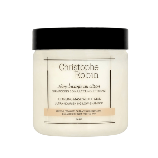 Christophe Robin - Crème Lavante Au Citron - Soin Lavant Culte, 3-En-1 Pour Cheveux Colorés, Méchés Ou Sensibilisés