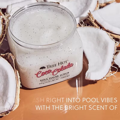 Tree Hut - Shea Sugar Scrub - Gommage au sucre et karité "Coco Colada" - 510 g - Tree Hut - Ethni Beauty Market